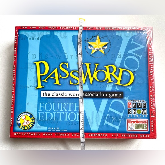 NIB Password Fourth Edition - The Classic Word Association Game - Endless Games - Picture 5 of 9